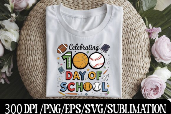 100 Days of School SVG Graphics and T-Shirt Designs Review