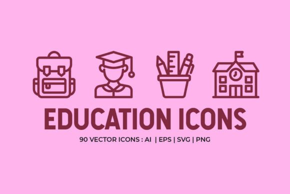 Education Line Icons: A Designer's Review