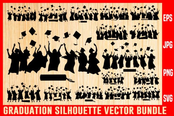 Graduation Silhouette Vector Bundle: A Crafts & Graphics Review