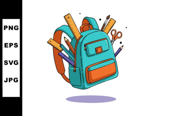 School Backpack Stationery Embroidery Review