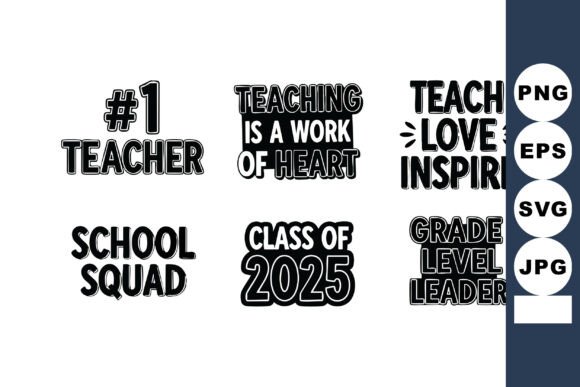 Teacher Quotes Vector Set 2025 Graphics and Illustrations Review